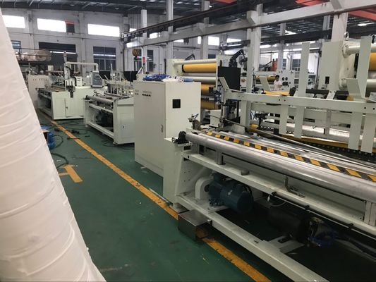 380V المشقق التلقائي جامبو لفة مناديل الحمام ماكينة