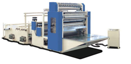 CE 380V Interfold V مطوية مناديل ورقية ماكينات