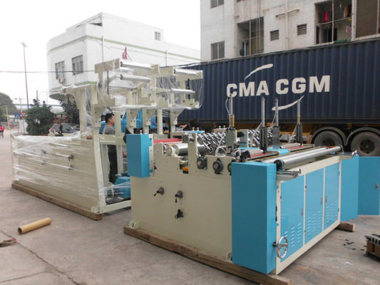 1350mm عرض 4HP 2 آلة قطع الورق بالحامل الخلفي