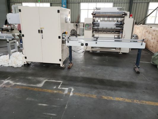 7.5KW جامبو رول 6000 ورقة / دقيقة آلة صنع مناديل الوجه