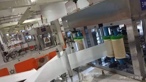 5.5KW 3000 ورقة / دقيقة آلة نقش منديل الغداء
