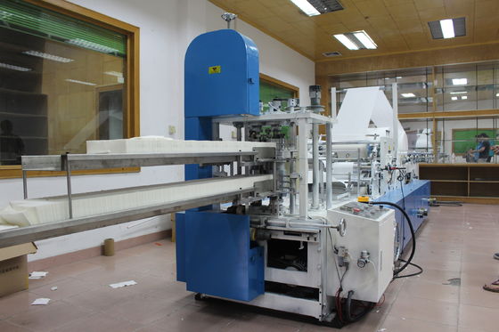 380V 50HZ 200 * 200mm فتح الحجم الكامل التلقائي منديل ماكينة