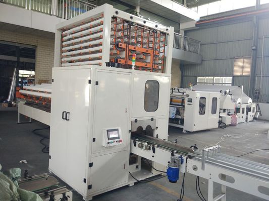 7.5KW ماكسي لفة مناديل ورقية آلة ورق التواليت 3HP ضاغط الهواء