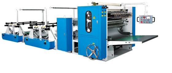 7.5KW JOG خط إنتاج مناديل الوجه مع آلات التعبئة