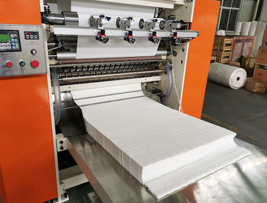 18g / M2 7.5KW آلة مناديل الوجه الورقية العد بالهواء المضغوط