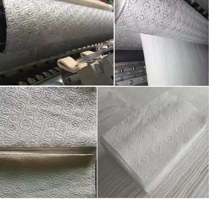 18g / M2 7.5KW آلة مناديل الوجه الورقية العد بالهواء المضغوط