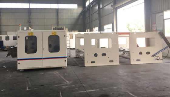 PLC Wallboard آلة لف ورق التواليت 7.5KW 2 تقف