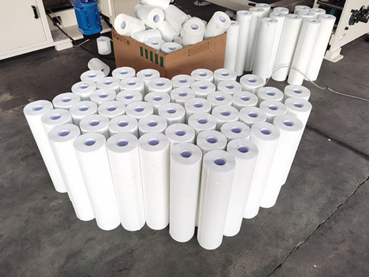 3500mm عرض 11KW آلة لف ورق التواليت 400m / Min مع التغليف