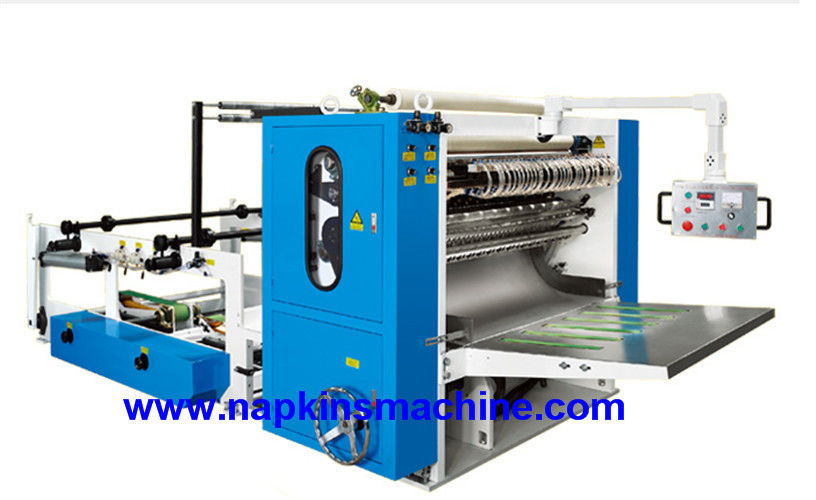 PLC Color Printing 7.5KW Pop Up آلة مناديل الوجه / آلة تصنيع المناديل الورقية