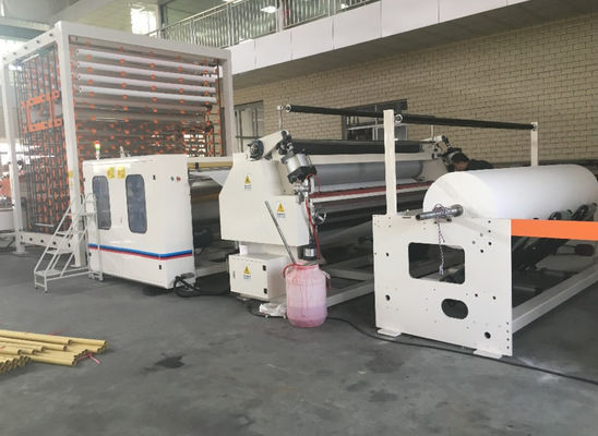 200m / Min 3500mm عرض مناديل ورقية لفة آلة 7.5KW مع القطع