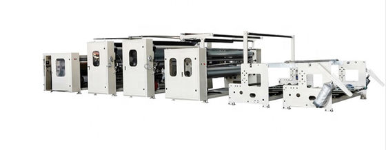 200m / min آلة ورق التواليت تنقش الحز اللف 7.5KW